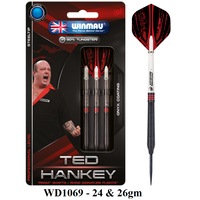 WINMAU Ted Hankey Steel Tip 90% Tungsten Darts