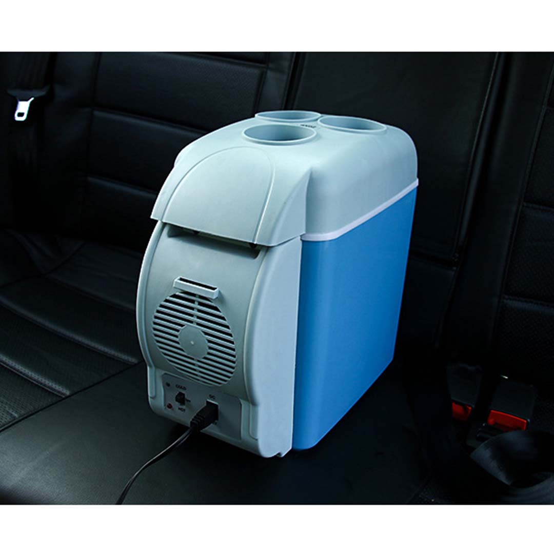SOGA 7.5L Car Small Refrigerator Cooler Box 12V Mini Fridge Cooler Warmer Blue Color Buy