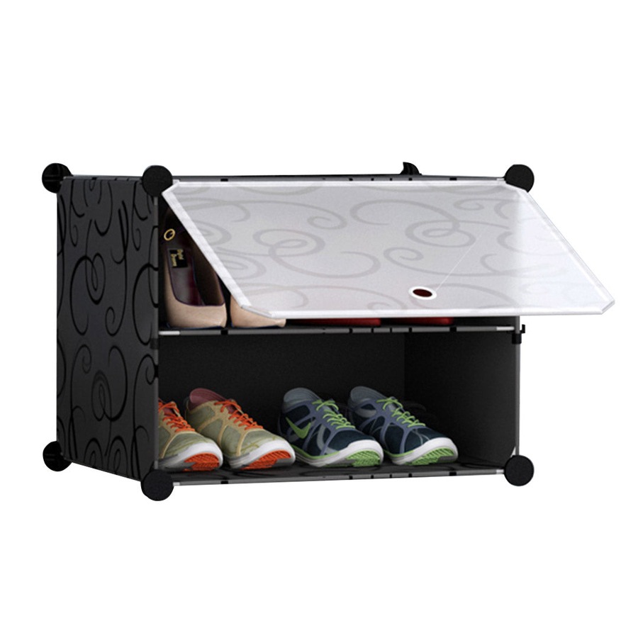 Buy SOGA 2 Tier Shoe Rack Organizer Sneaker Footwear Storage Stackable ...