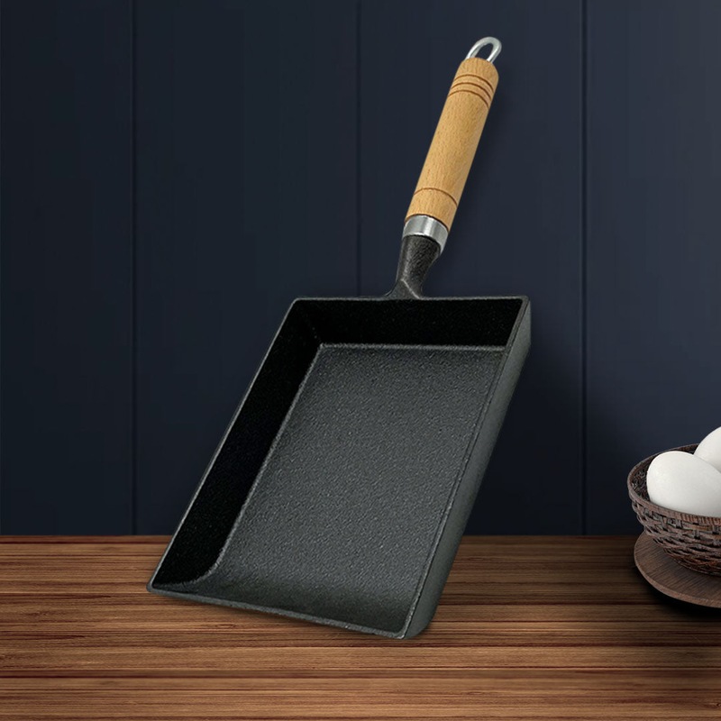 Buy SOGA 2X Cast Iron Tamagoyaki Japanese Omelette Egg Frying Skillet