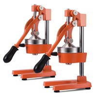SOGA 2x Commercial Manual Juicer Hand Press Juice Extractor Squeezer Citrus Orange