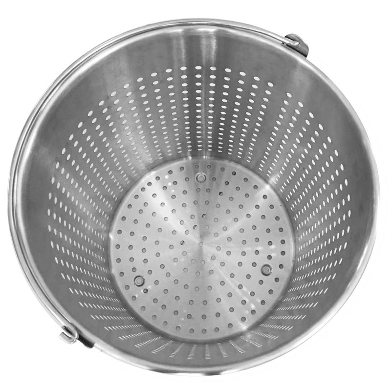 SOGA 98L 18/10 Stainless Steel Stockpot with Perforated Stock pot