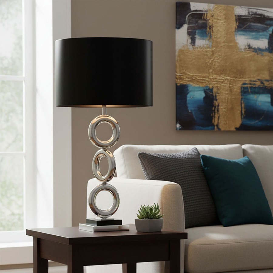 SOGA Simple Industrial Style Table Lamp Metal Base Desk Lamp