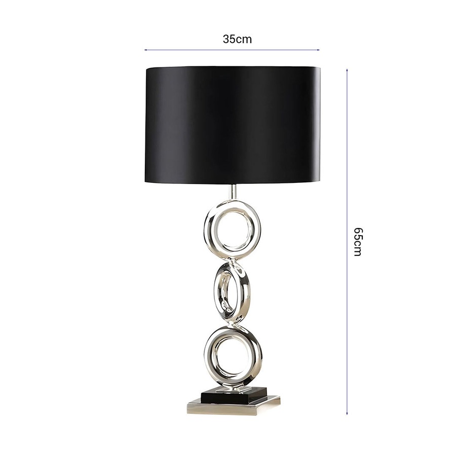 SOGA Simple Industrial Style Table Lamp Metal Base Desk Lamp