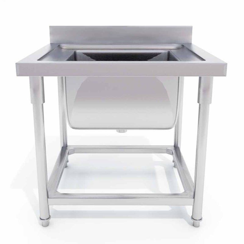 Soga Commercial Kitchen Sink Work Bench Stainless Steel Food Prep 70 70 85cm Buy Kitchen Sinks 880929441555