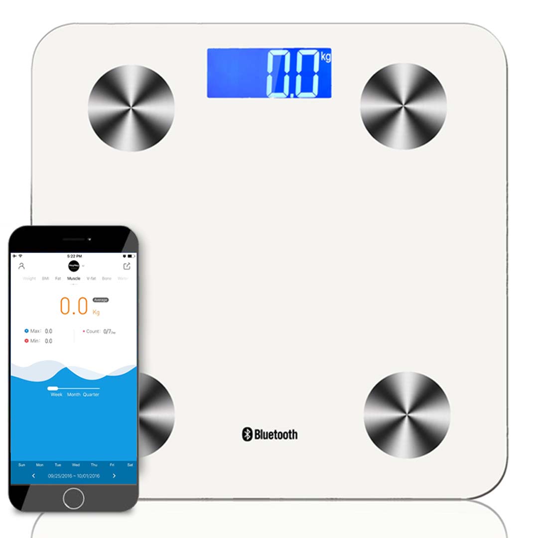 Digital Body Weighing Scale Weight Loss Monitor Body Fat Analyser Gym Fitness 