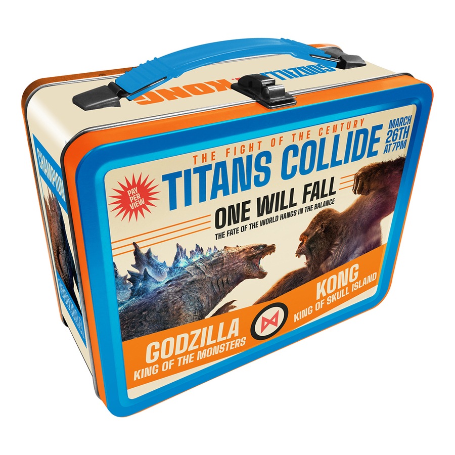Buy Aquarius Godzilla vs Kong 22cm Carry All Tin Storage Container w ...