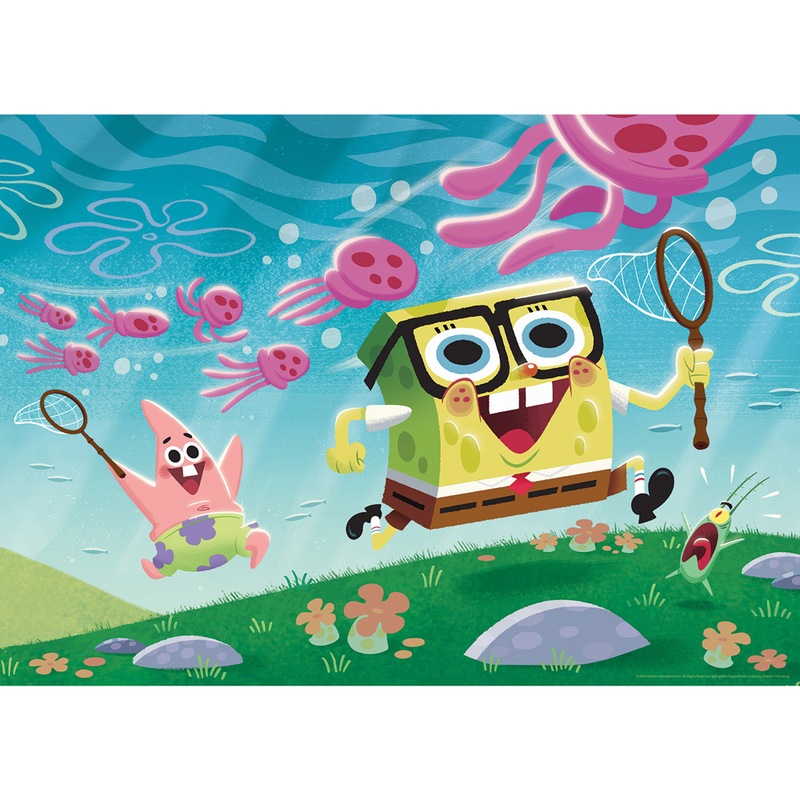 Buy 1000pc Aquarius SpongeBob Family Jigsaw Puzzle 51x71cm Kids/Teens