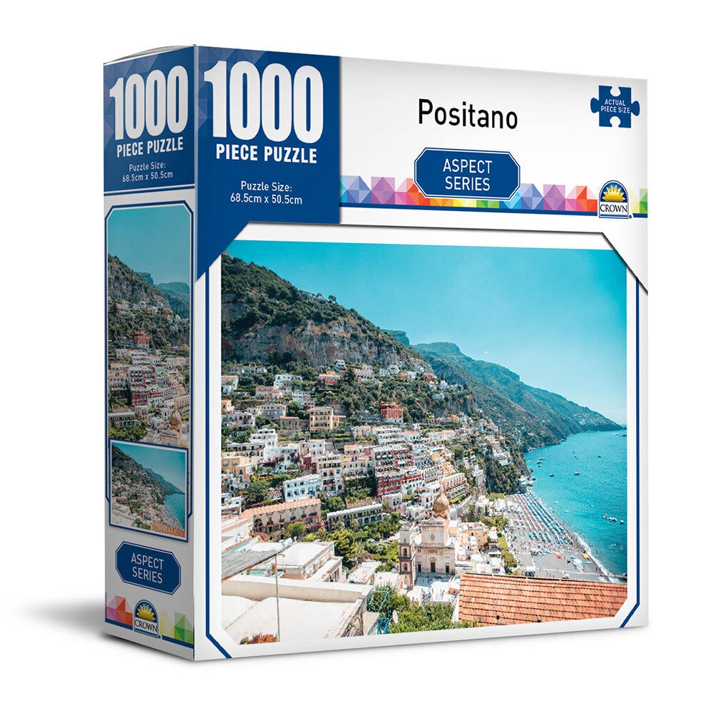1000pc Crown Aspect Series Positano 68.5cm Jigsaw Puzzle Toys 8y+ Family/Kids 