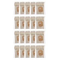 1000pc Lemon & Lime Earthie Eco Biodegradable Recyclable Wooden Forks/Cutlery