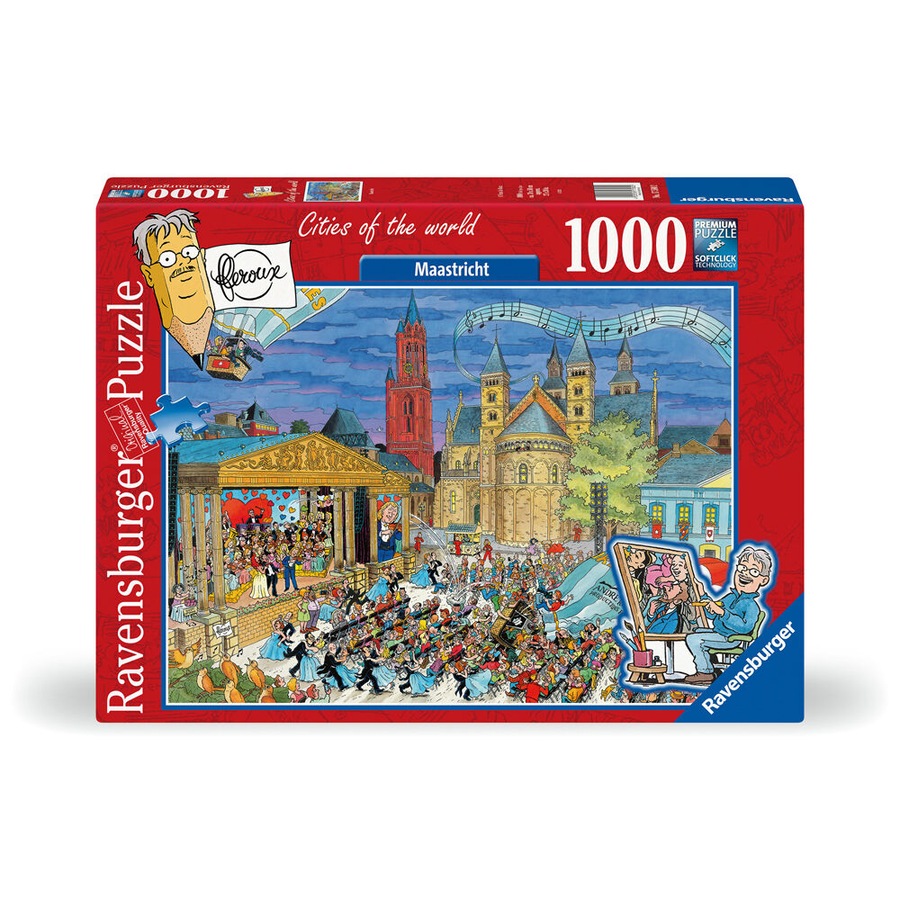 1000pc Ravensburger Maastricht Jigsaw Puzzle Kids/Children Game 70x50cm 14y+