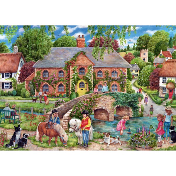 Buy 1000pc Ravensburger Village Life Jigsaw Puzzle Kids/Children Game