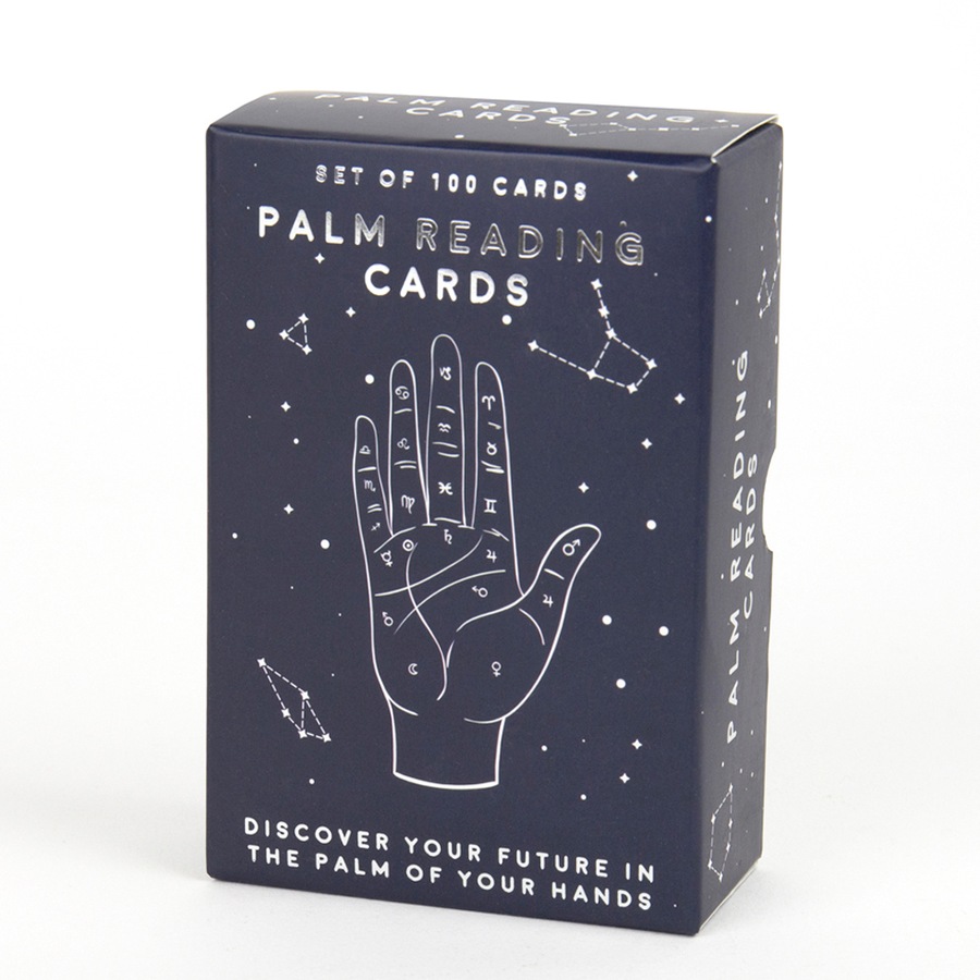 100pc Gift Republic Palm Reading Card Deck Set Fortune Telling Interpretation
