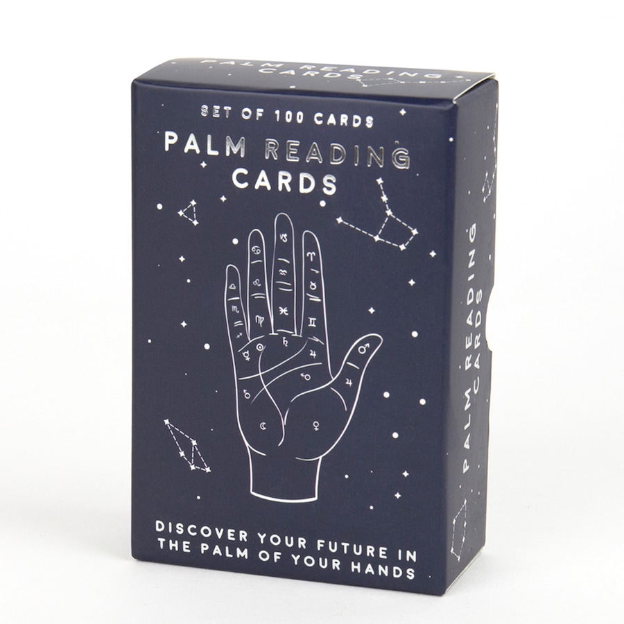 100pc Gift Republic Palm Reading Card Deck Set Fortune Telling Interpretation