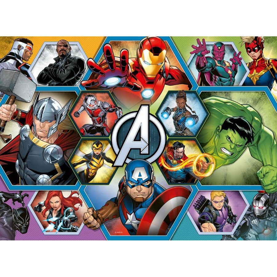 100pc Ravensburger Marvel Avengers Jigsaw Puzzle XXL 49x36cm Kids/Family 6y+