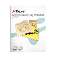 100pc Rexel A5 Laminating Pouches/Sheets 75 Micron f/Document/Photos Protection