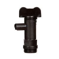 100PK Northfork Drum Twist Tap/Cap For 15L Water Containers/Dispensers Black
