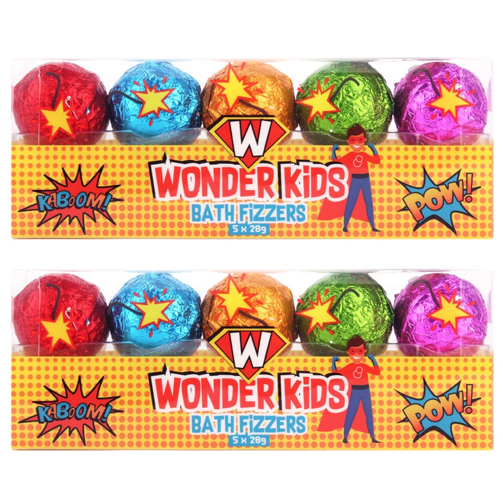10pc Wonderkids 28g Bath Fizzers/Bombs Kids/Children Bathing Tub Fizz/Bathbombs