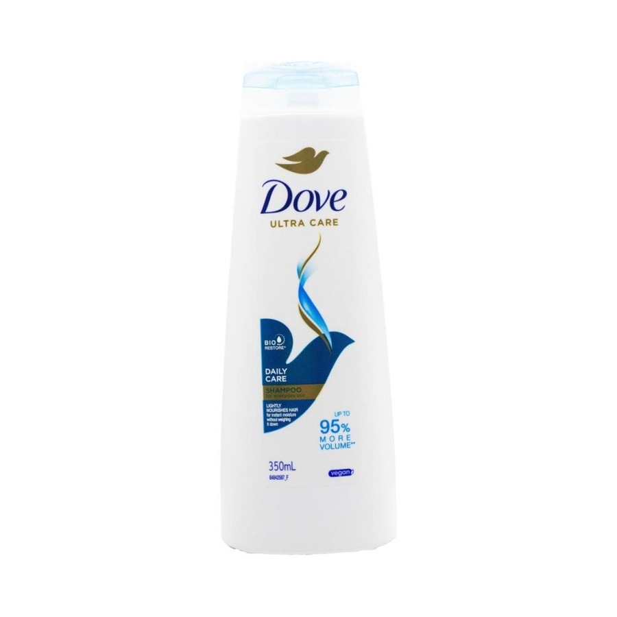 10PK Dove Ultra Care Bio Restore Daily Hair Shampoo Vegan Increase Volume 350ml