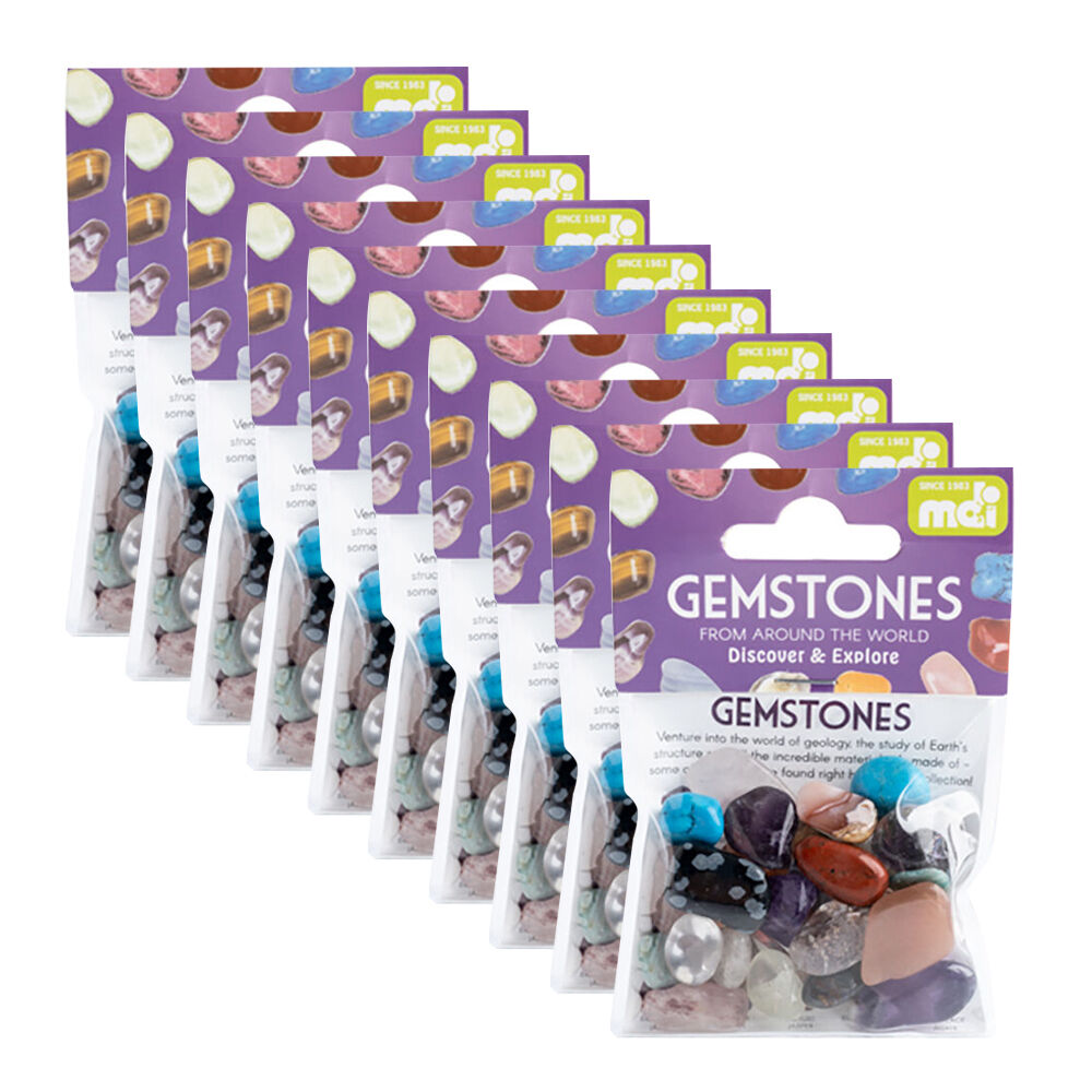 Buy 10PK Wishstone Gemstone Collection Healing Wellness Healing ...