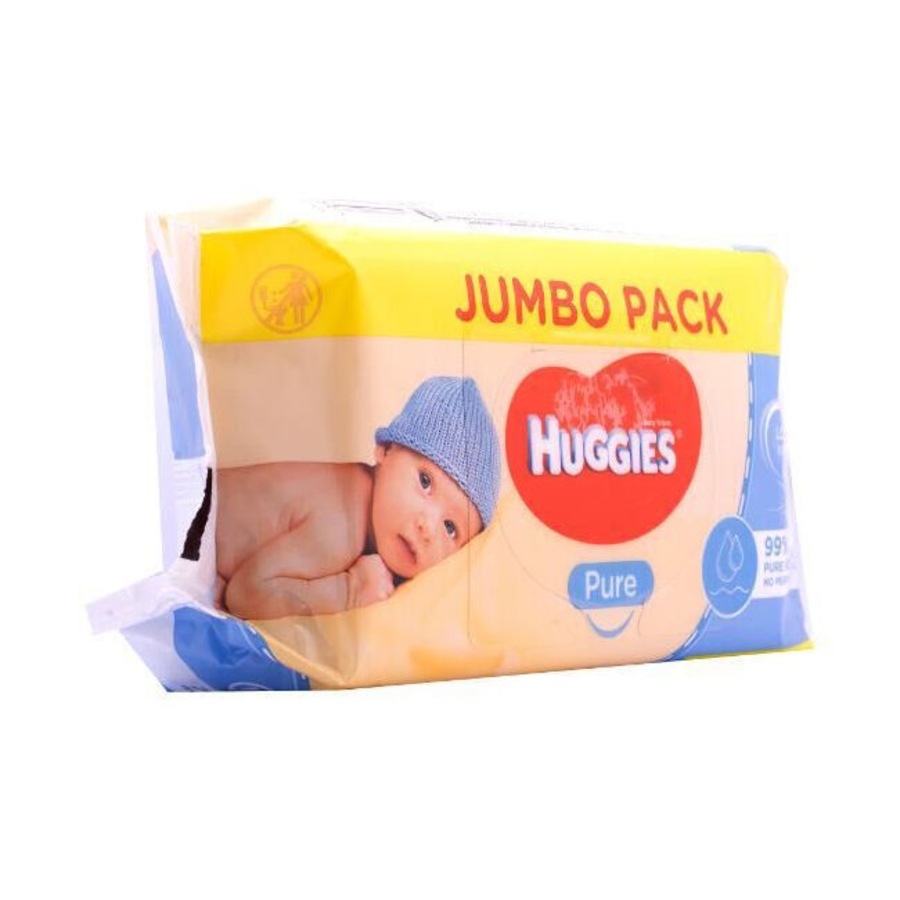 10x 72pc Huggies Fragrance-Free Baby Wipes Jumbo Pack Delicate & Sensitive Skin