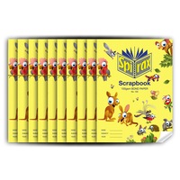 10x Spirax 100 GSM 64 Pages Unruled No.150 Bond Paper Scrapbook School Notebook