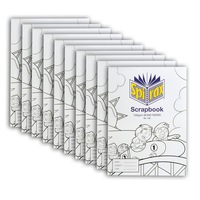 10x Spirax 100 GSM 64 Pages Unruled No.152 Bond Paper Scrapbook School Notebook