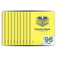 10x Spirax 70GSM 96 Pages A4 14mm Dotted Third No.109 Exercise Book/Notebook