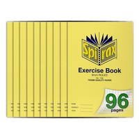 10x Spirax 70GSM 96 Pages A4 8mm Ruled No.108 Exercise Book School Notebook