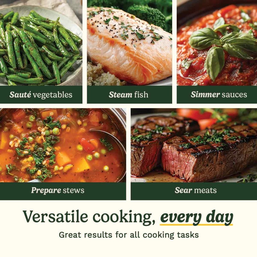 11pc Cuisinart Ceramica XT Nonstick Kitchen Cookware Cooking Set Black