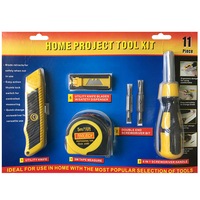 11pc Home Garden Screwdriver Handy Knife Household Portable Tool Kit Repair Set