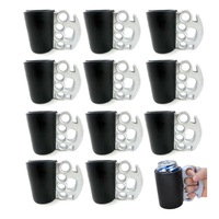 12Pk Brass Knuckles Drink Kooler Can/Stubby Holder/Insulated Cooler Beer/Soda
