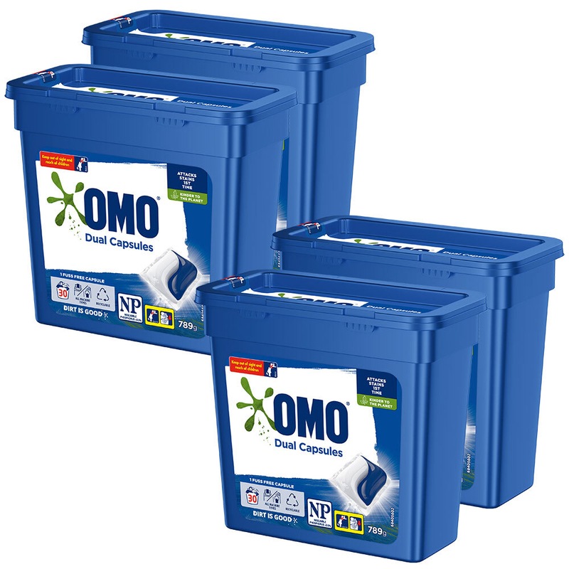 120PK Omo Top Loader/Front Washing Machine Laundry Detergent Liquid
