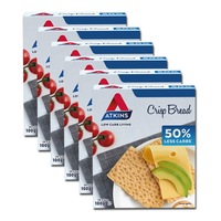 120pc Atkins 5g Low Carb/Sugar Living Crispbread Weight Management Diet Snacks