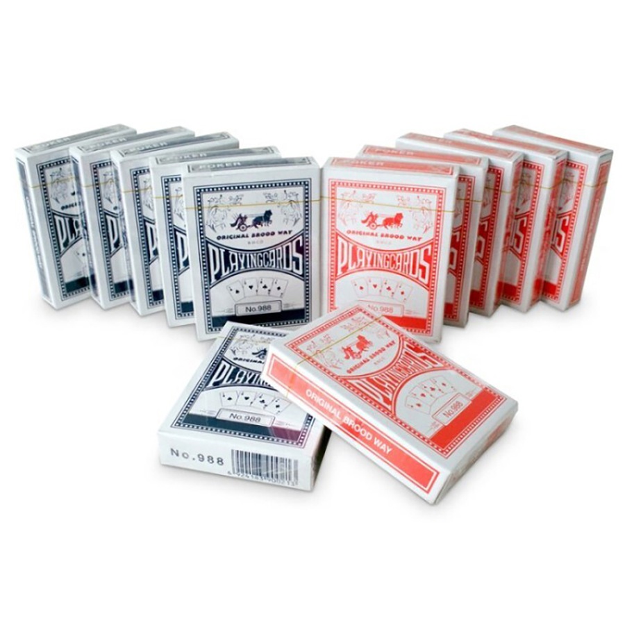 12pc Box Of 12 Decks Of Cards Novelty Tabletop Card Gambling Set Game 18yr+