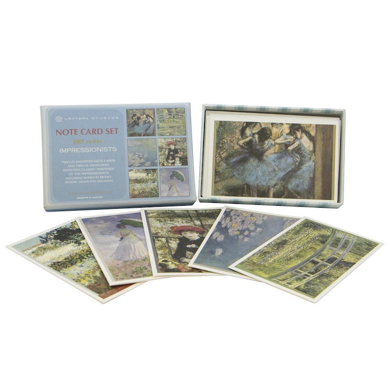 Impressionist notecard set | unique gift ideas