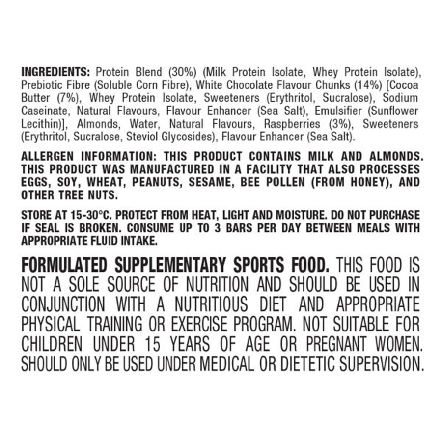 12pc Quest 60g Protein Bar Healthy Gym Treat Caramel White Chocolate Raspberry