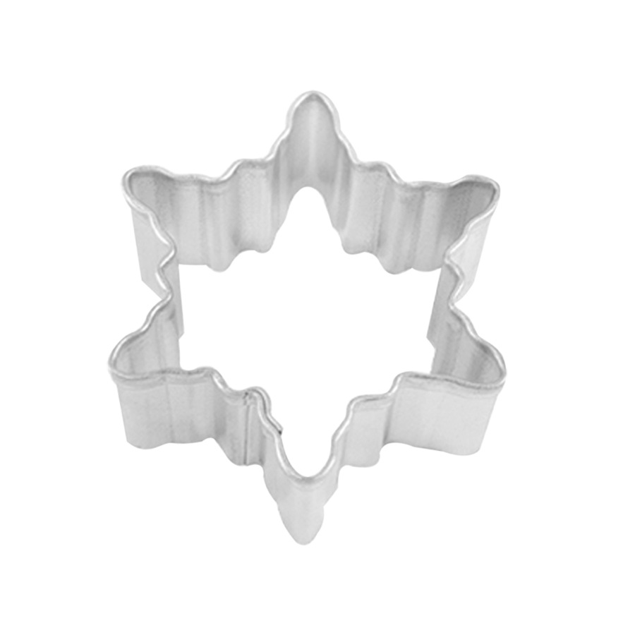 12pc R&M Tinplated Steel Santa Centrepiece Cookie Cutter Set Bakeware Silver