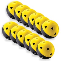 12pc SKLZ Mini Impact Pop-Back Softball/Baseball Training/Practice Hitting Balls