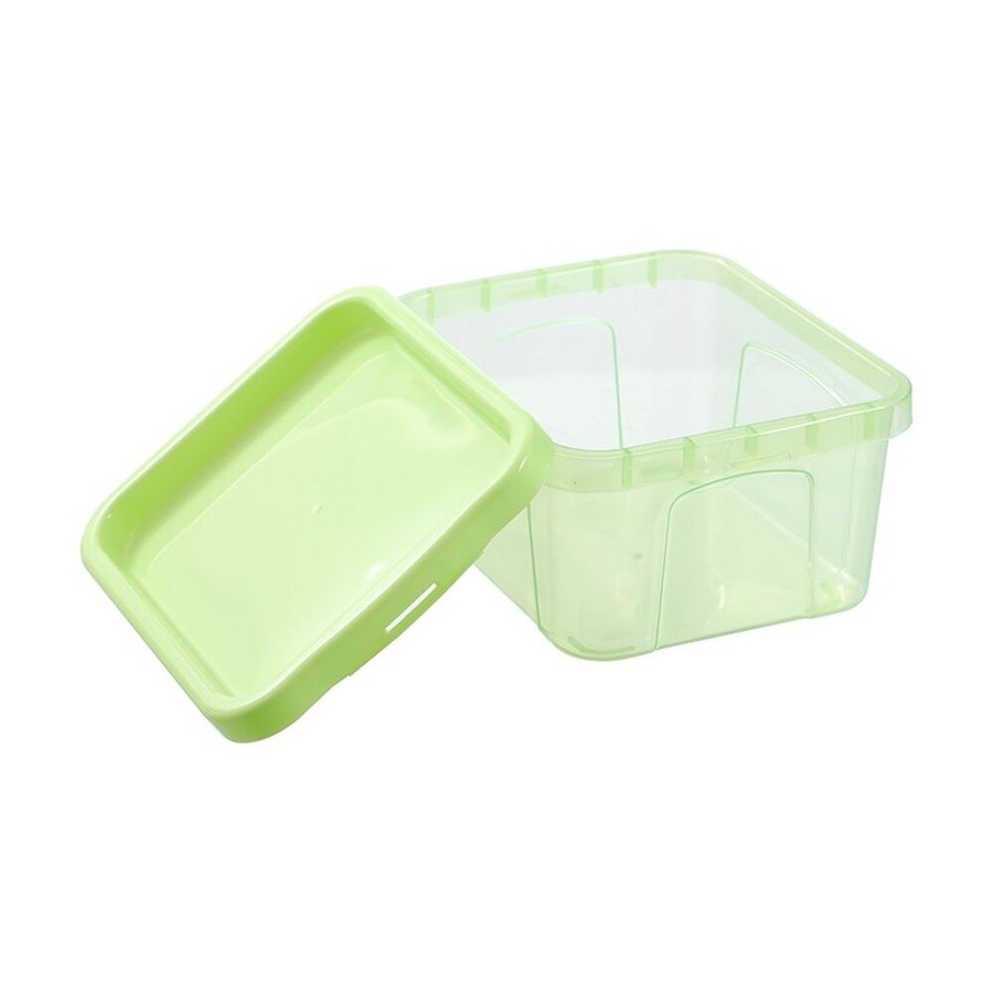 12PK Boxsweden Click Storage Box 2.3L Secure Lock Lid Home Organisation Assorted