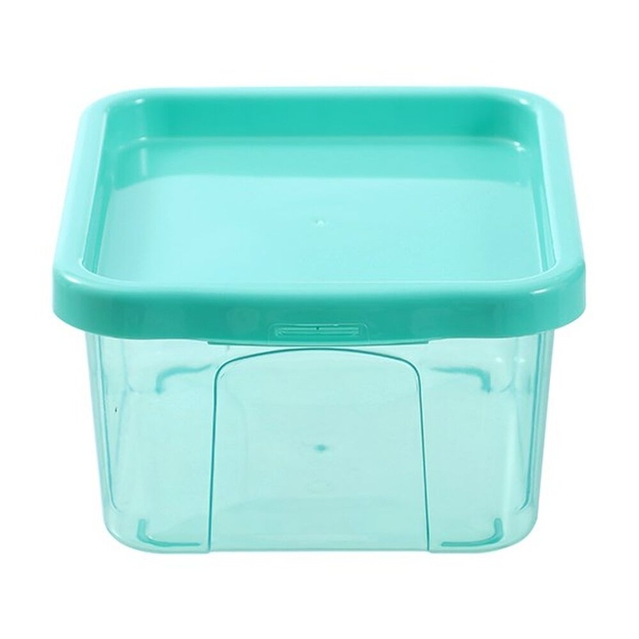 12PK Boxsweden Click Storage Box 2.3L Secure Lock Lid Home Organisation Assorted