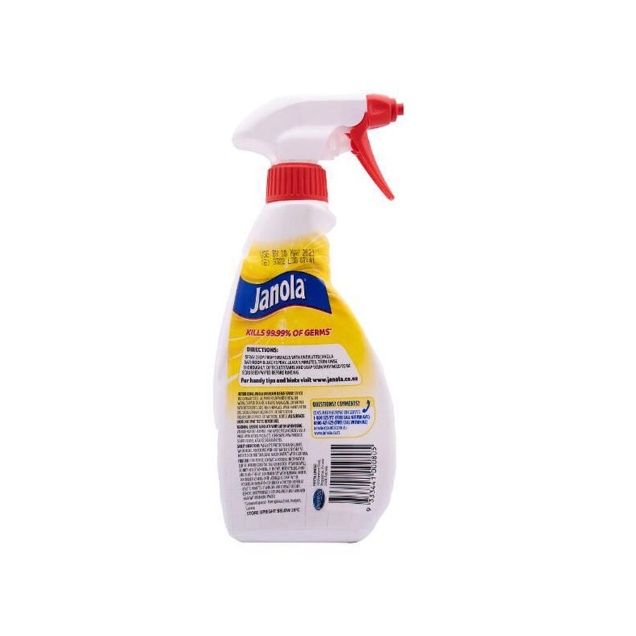 12PK Janola Bleach Bathroom Spray Mould & Mildew Remover 500ml Lemon