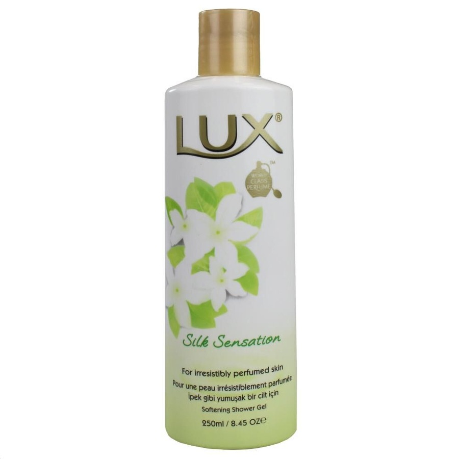12PK Lux 250ml Shower Gel Bath/Shower Soap Liquid Body Cleanser Silk Sensation