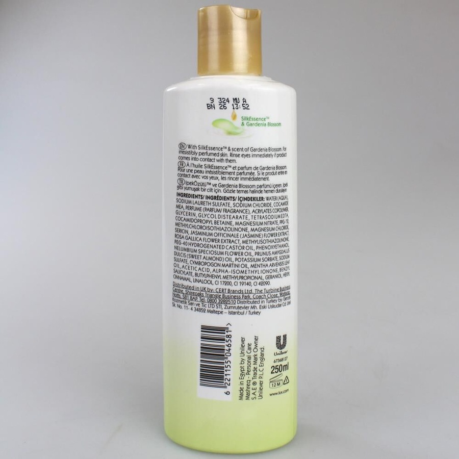 12PK Lux 250ml Shower Gel Bath/Shower Soap Liquid Body Cleanser Silk Sensation