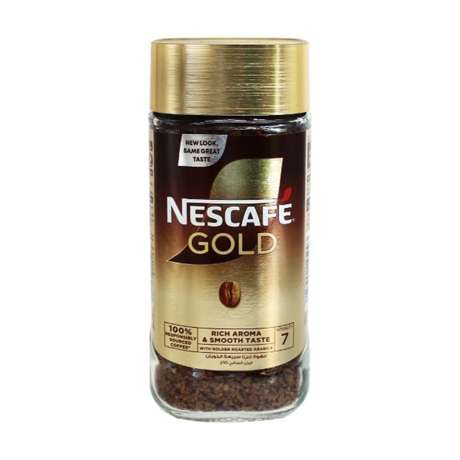 12PK Nescafe Jar Gold Dark Roast Intense Strong Instant Coffee 95g