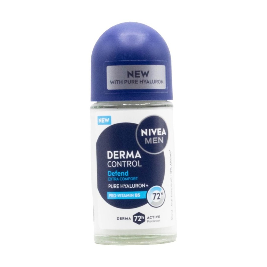 12PK Nivea 72H Antiperspirant Men's Roll On Deodorant 50mL Pro Vitamin B5