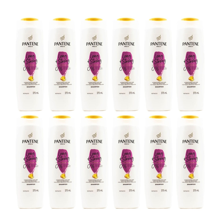 12PK Pantene Pro V Long & Strong Hair Repair Conditioner 375ml Moisturising