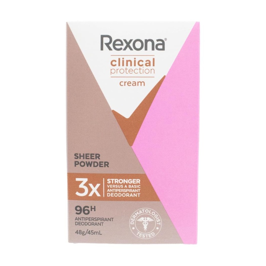 12PK Rexona Clinical Protection Antiperspirant Deodorant Cream Sheer Powder