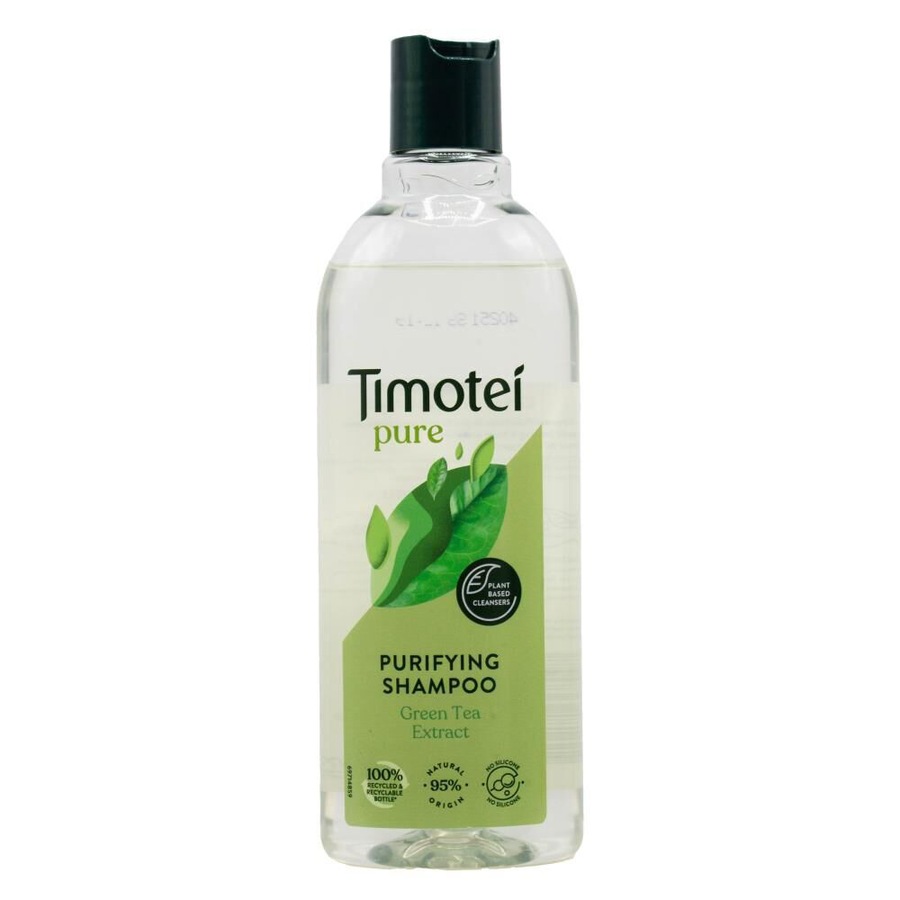 12PK Timotei Pure Purifying Shampoo 300ml Green Tea Extract Hair Nourishing