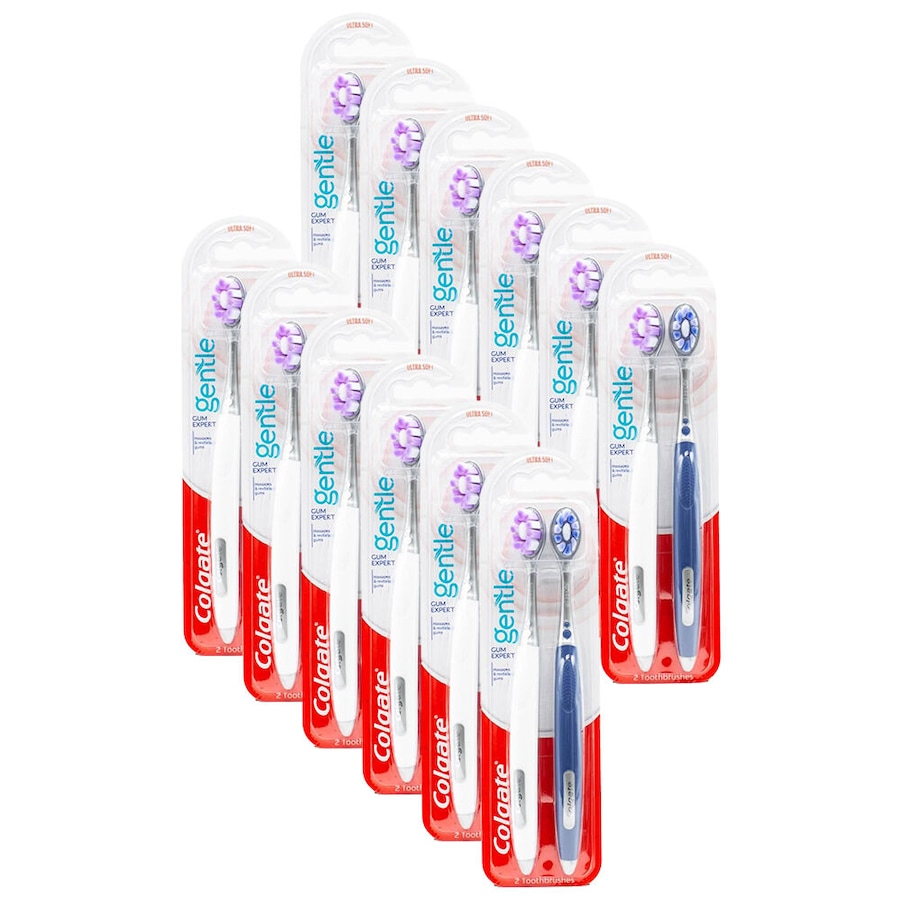 12x 2pc Colgate Ultra Soft Toothbrush Gentle Gum Expert Dental Teeth Oral Care